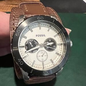 Fossil Tan Leather Strap